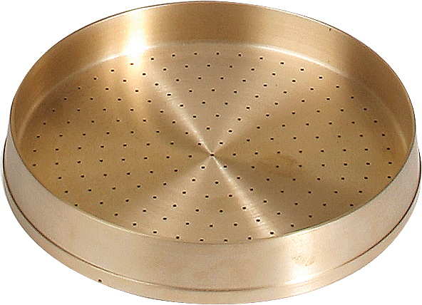 Perforated brass dish for Water Retention Apparatus