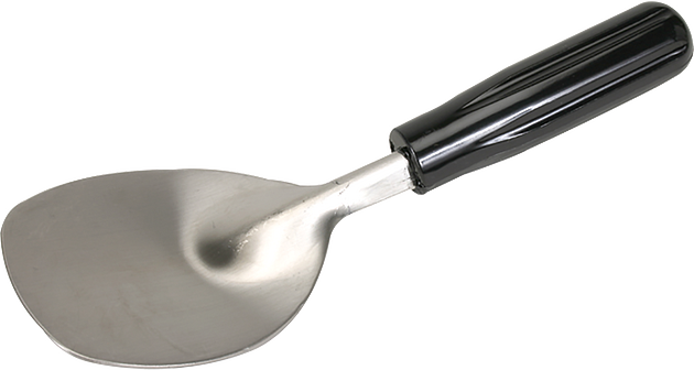 Scoop, Stainless Steel, Curved