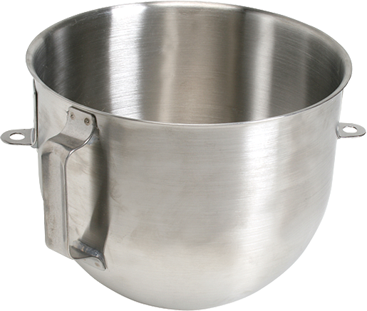 Bowl, stainless steel, 5 qt. (4.73L)
