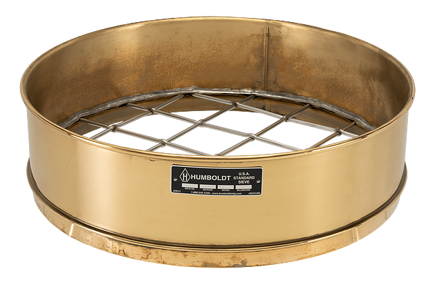 Sieve, Riddle 18" Diameter Stainless Mesh and Brass Frame