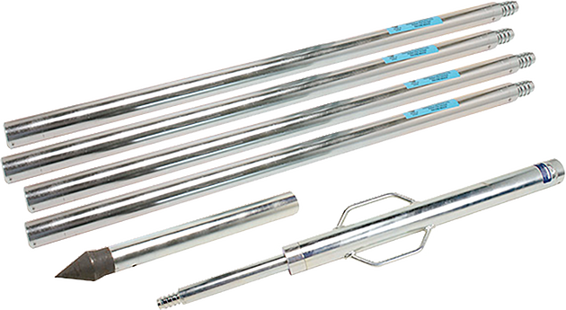 Dynamic Cone Penetrometer Test Set without Augers, Sleeved Hammer