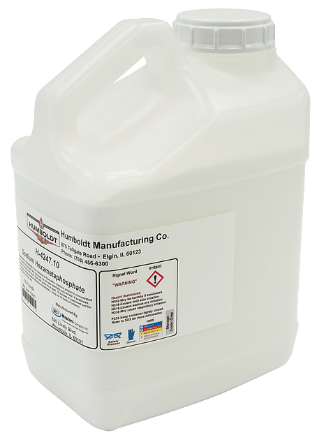 Sodium Hexametaphosphate, 10lb. (4.5kg) container