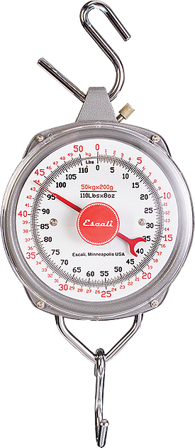 Spring Scale, 110lb Capacity