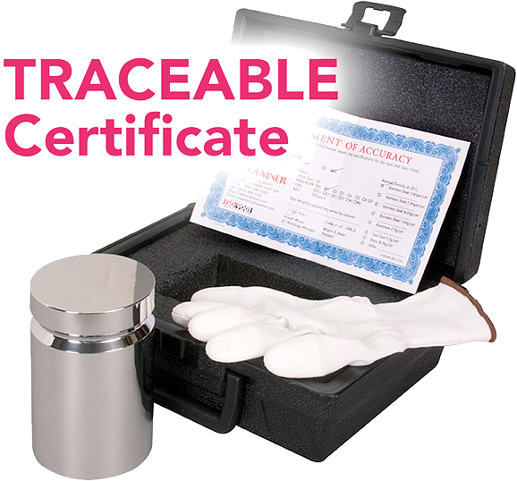 ASTM Class 4 Electronic Balance Standard Calibration Weight with Traceable Certificate