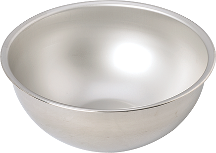 Stainless Steel Round Mixing Bowls & Pans