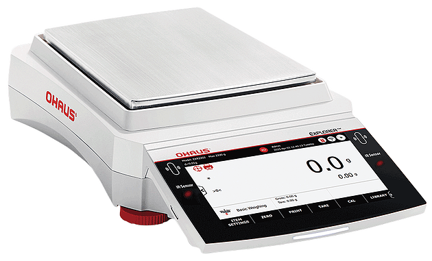 Ohaus Explorer EXR Precision Balances, 9,000g - 40,000g Capacity