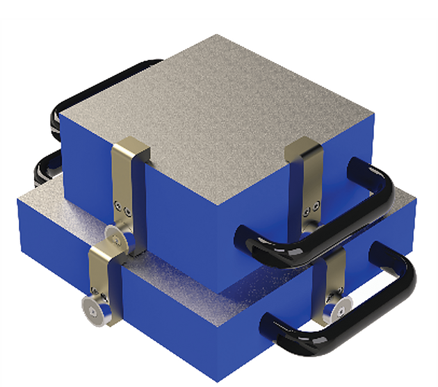 Intermediate Platens Set for 200mm and 150mm cubes (7.87", 5.9")