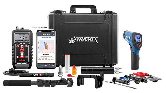 Flooring Inspection Kit for Concrete, Wooden Floors and Ambient Conditions