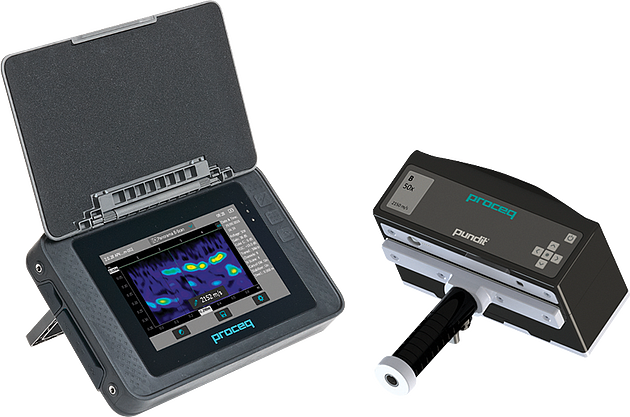 Pundit 250 Array, Rapid Ultrasonic Pulse Echoing Imaging