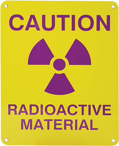 Sign, Caution Radioactive Material