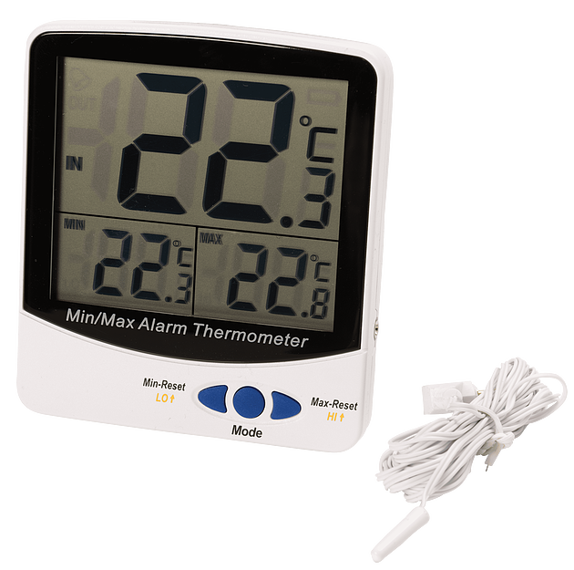 Min/Max Thermometer, Triple Display