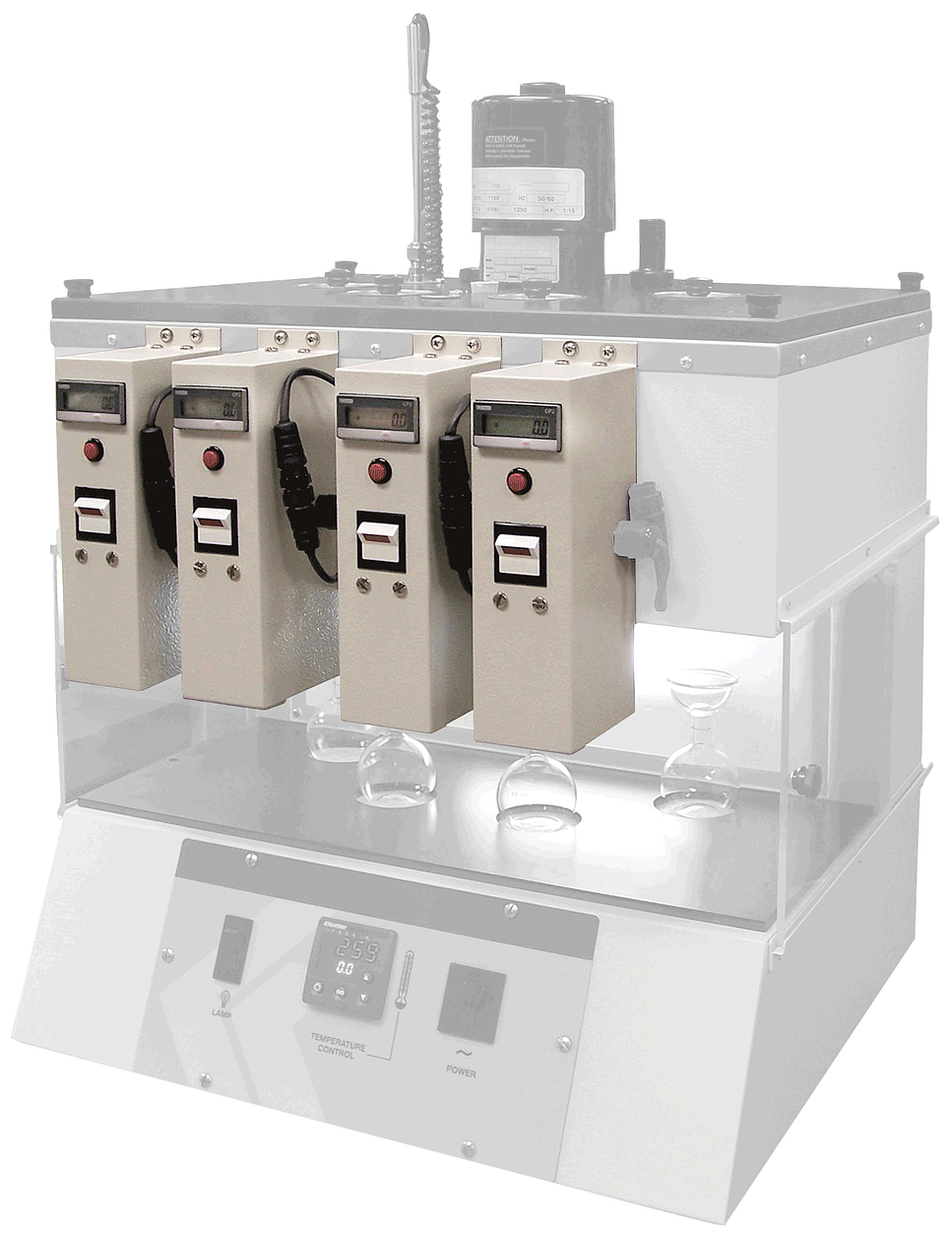 Automatic Timers for Saybolt Viscosity Bath