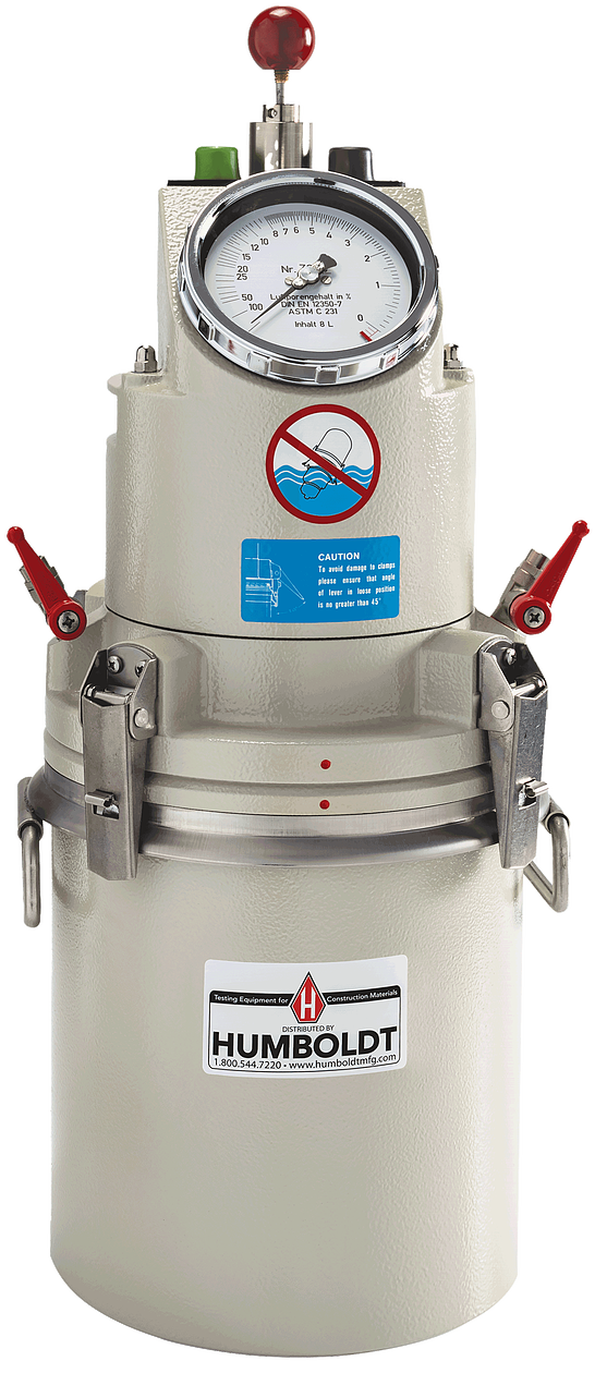 Air Entrainment Meter, 8L