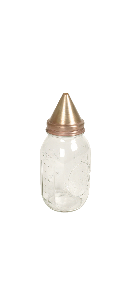 Pycnometer Top and Glass Jar