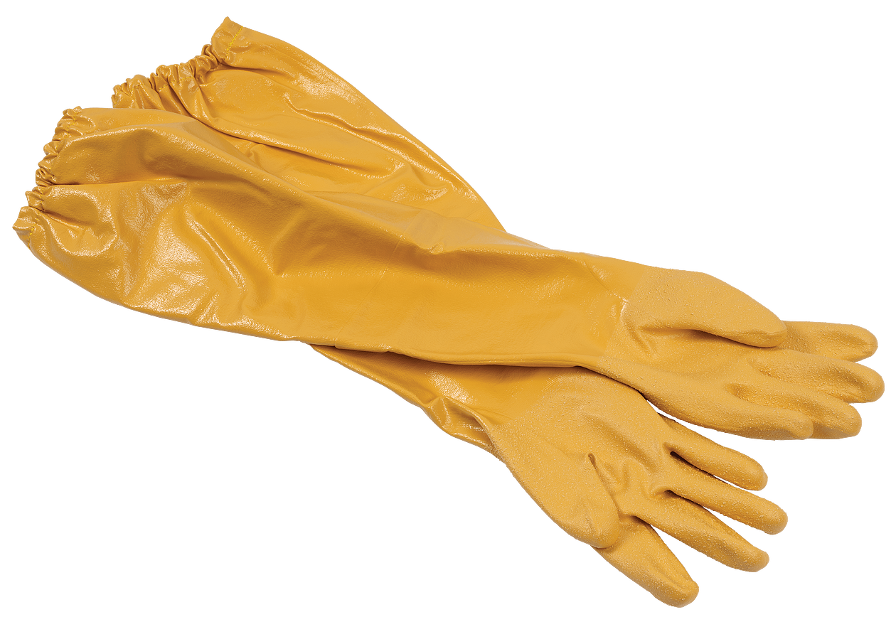 Gloves, Nitrile Coated Extra Long 26"