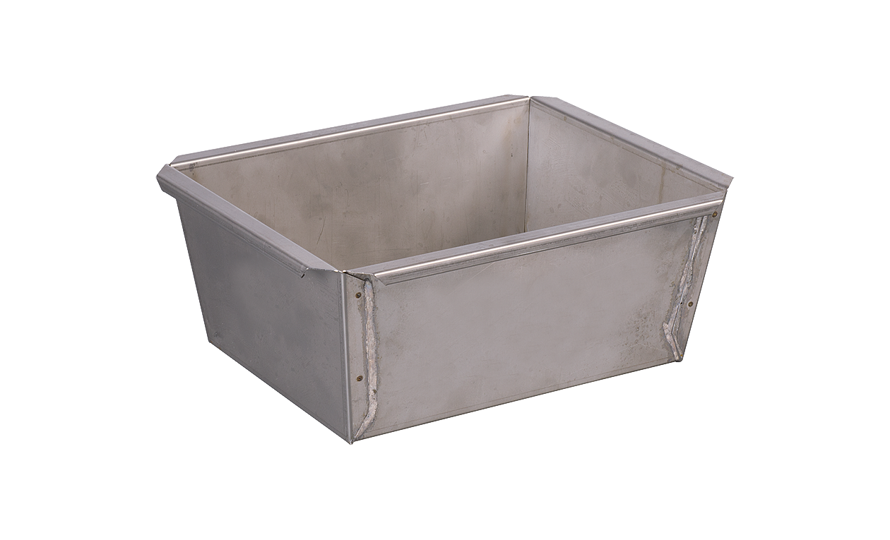 Stainless Steel Pan, 9.75" x 7.75" x 4.25"D (248 x 197 x 108mm)