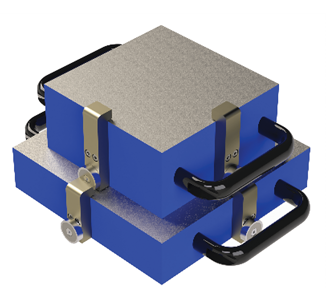 Intermediate Platens Set for 200mm and 150mm cubes (7.87", 5.9")