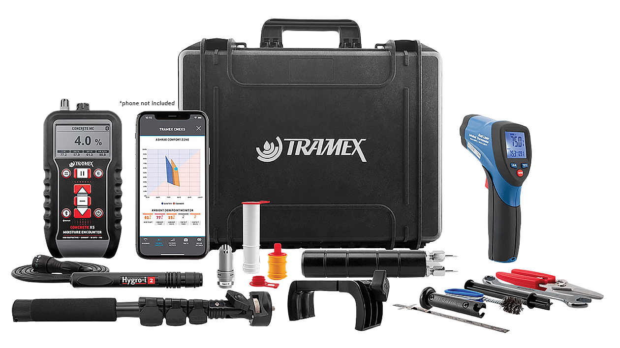 Flooring Inspection Kit for Concrete, Wooden Floors and Ambient Conditions