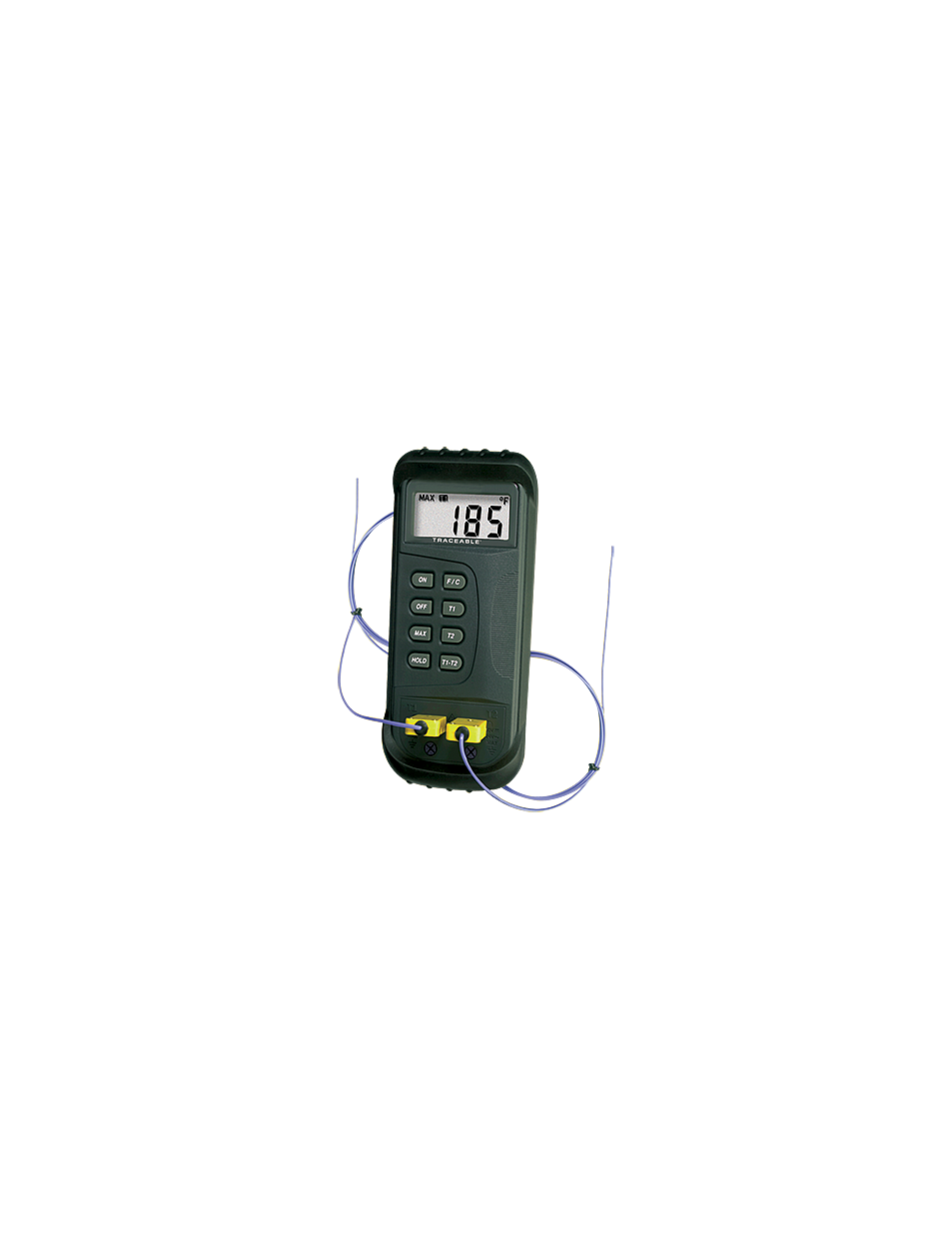 User-Adjustable, 2-Channel Thermometer, Traceable