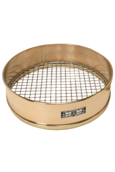 Sieve, Riddle 18" Diameter — No. 14 (1.40mm) Stainless Mesh and Brass Frame