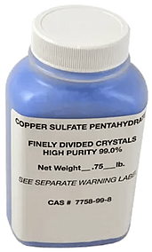 Copper Sulfate, 12 oz. (355ml) Container