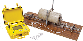 E-Meter for Flexural Resonance of Concrete