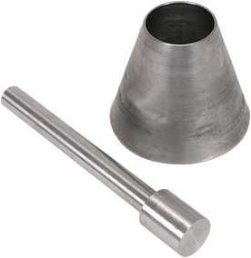 Conical Mold and Tamper for Fine Aggregate