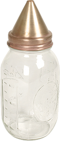 Pycnometer Top and Glass Jar