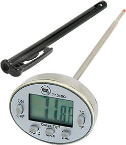 Thermometer, Digital, waterproof, calibratable