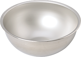 Stainless Steel Round Mixing Bowls & Pans