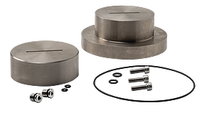 Triaxial Cap and Base Set, Stainless Steel