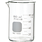 Graduated Glass Beaker; Grad Range: 10-40ml, Interval: 10ml, Capacity: 50 ml