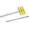 Cork Borer Sets with Handles, Plated Steel Set 1-3, (3/16", 1/4", 5/16" OD)