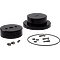 Triaxial Cap and Base Set, Anodized Aluminum Triaxial Cell, 35mm Cap and Base Set, Anodized Aluminum