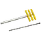 Juegos de barrenadoras de corcho con mangos, juego de acero chapado 1-3, (3/16", 1/4", 5/16" OD)