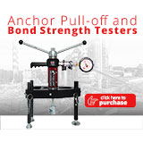 Concrete Anchor Pull-off and Bond Strength Testers Available from Humboldt