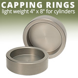 NEW, light weight 4" x 8" Capping Rings