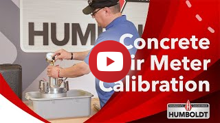Video Thumbnail Concrete Air Meter Calibration