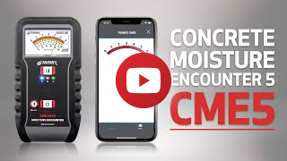 Video Thumbnail for Concrete Moisture Meter: What is the CME5 - Tramex Concrete Moisture Encounter 5