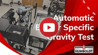 Video Thumbnail for Automatic Binder Specific Gravity Test - Robotics Testing