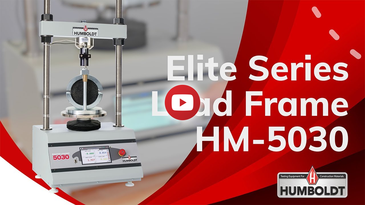 Video Thumbnail for HM-5030 Elite Series Load Frame Humboldt Testing Equipment for Soil, Asphalt and Triaxial